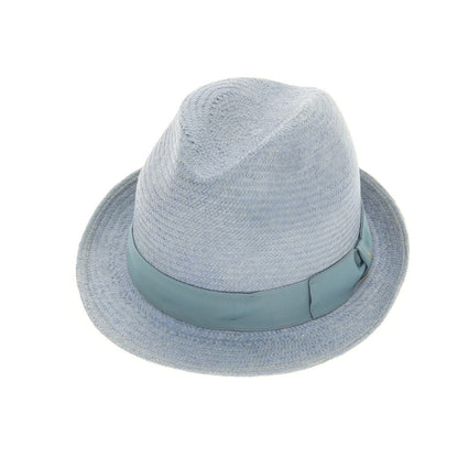 [Used] Borsalino Short Brim Panama Hat Light Blue [60] [Condition Rank B] [Men&