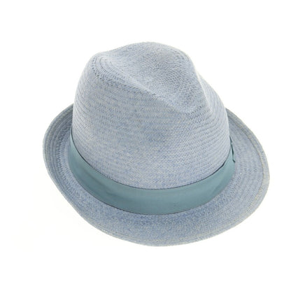 [Used] Borsalino Short Brim Panama Hat Light Blue [60] [Condition Rank B] [Men&