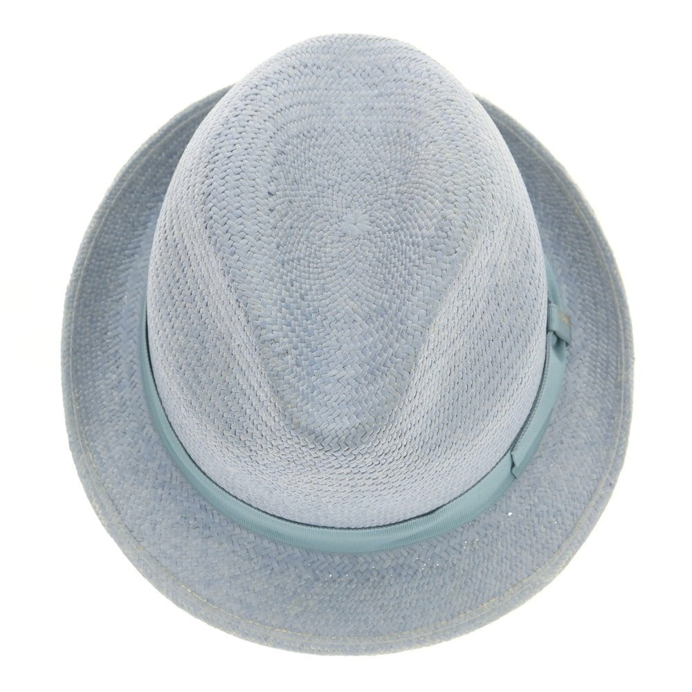 [Used] Borsalino Short Brim Panama Hat Light Blue [60] [Condition Rank B] [Men&