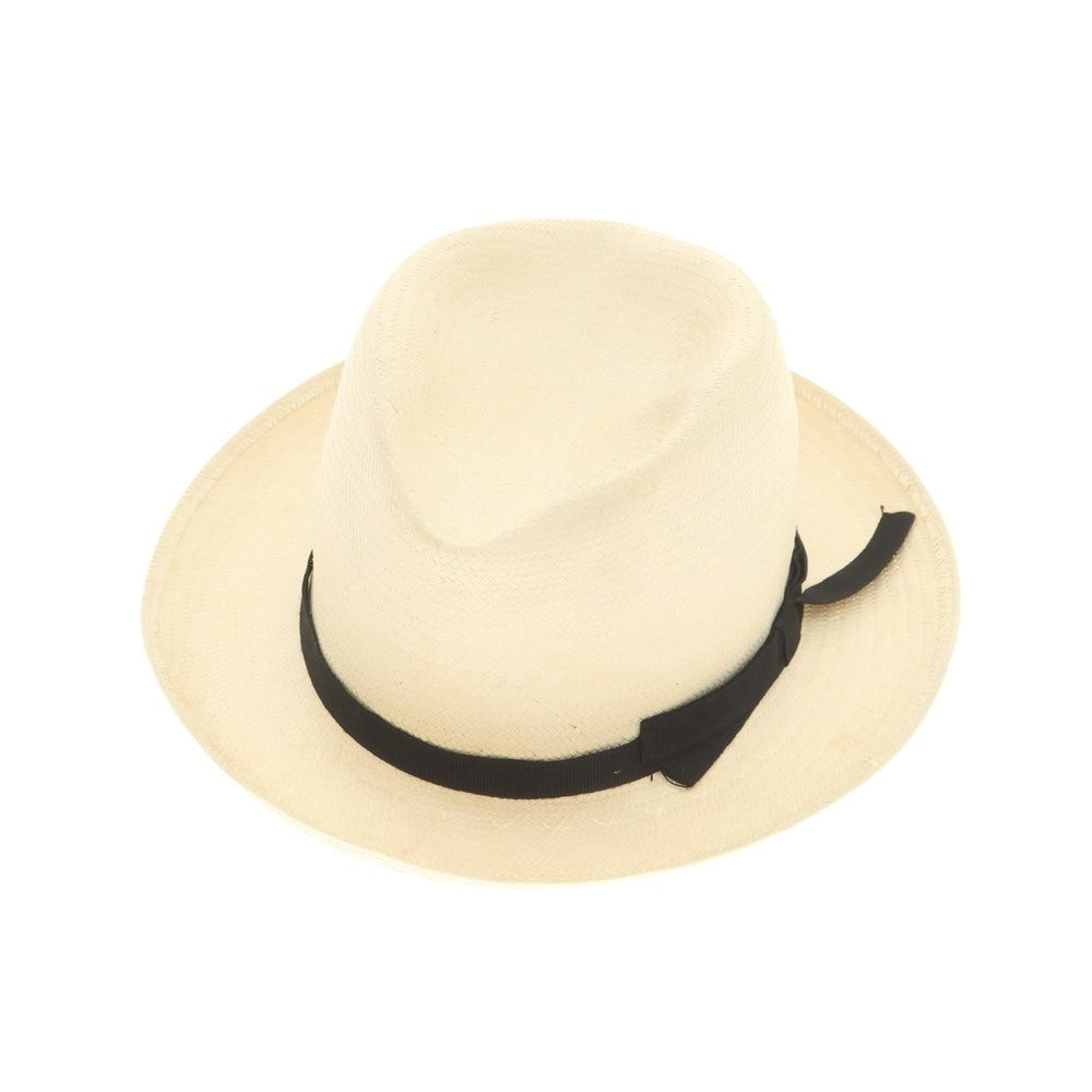 【中古】ボルサリーノ Borsalino ペーパー ストローハット ナチュラル【 L 】【 状態ランクD 】【 メンズ 】 [CPD]