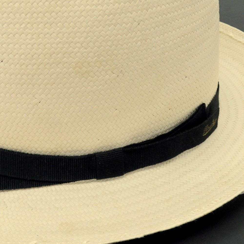 【中古】ボルサリーノ Borsalino ペーパー ストローハット ナチュラル【 L 】【 状態ランクD 】【 メンズ 】 [CPD]