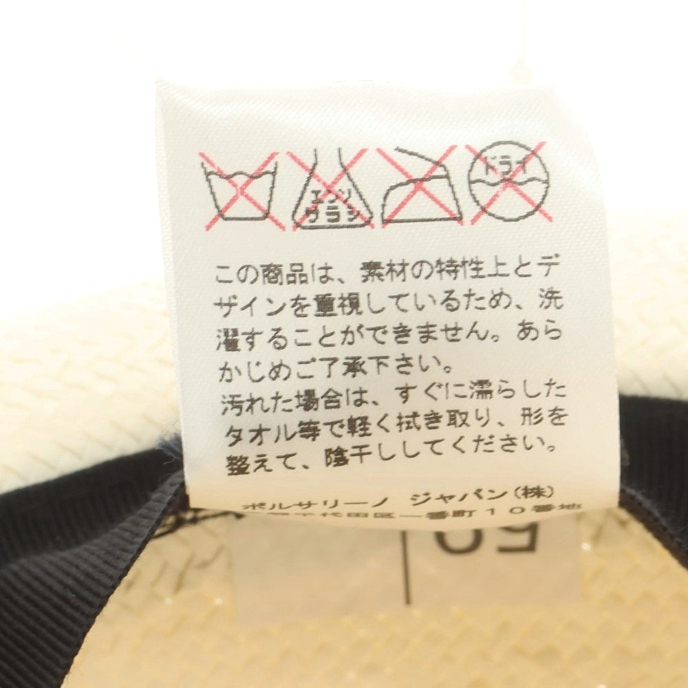 [Used] Borsalino Paper Straw Hat Natural [L] [Condition Rank C] [Men&