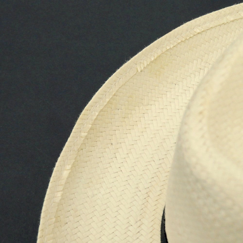 【中古】ボルサリーノ Borsalino ペーパー ストローハット ナチュラル【 L 】【 状態ランクD 】【 メンズ 】 [CPD]