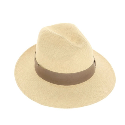 [Used] Franklin Tailored Panama Hat Made in Ecuador Natural x Light Brown [61] [Condition Rank B] [Men&