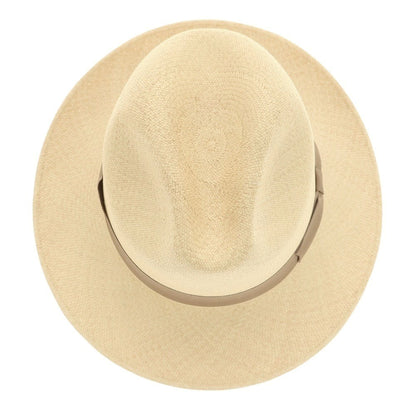 [Used] Franklin Tailored Panama Hat Made in Ecuador Natural x Light Brown [61] [Condition Rank B] [Men&