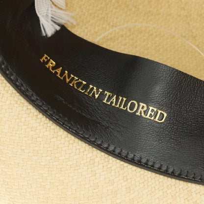 [Used] Franklin Tailored Panama Hat Made in Ecuador Natural x Light Brown [61] [Condition Rank B] [Men&