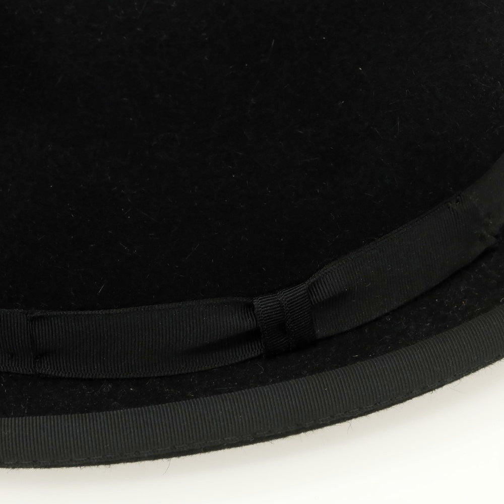 【中古】ロックアンドコーハッターズ LOCK &amp; Co. HATTERS ウール系 ボーラーハット ブラック【 XL（61） 】【 状態ランクB 】【 メンズ 】