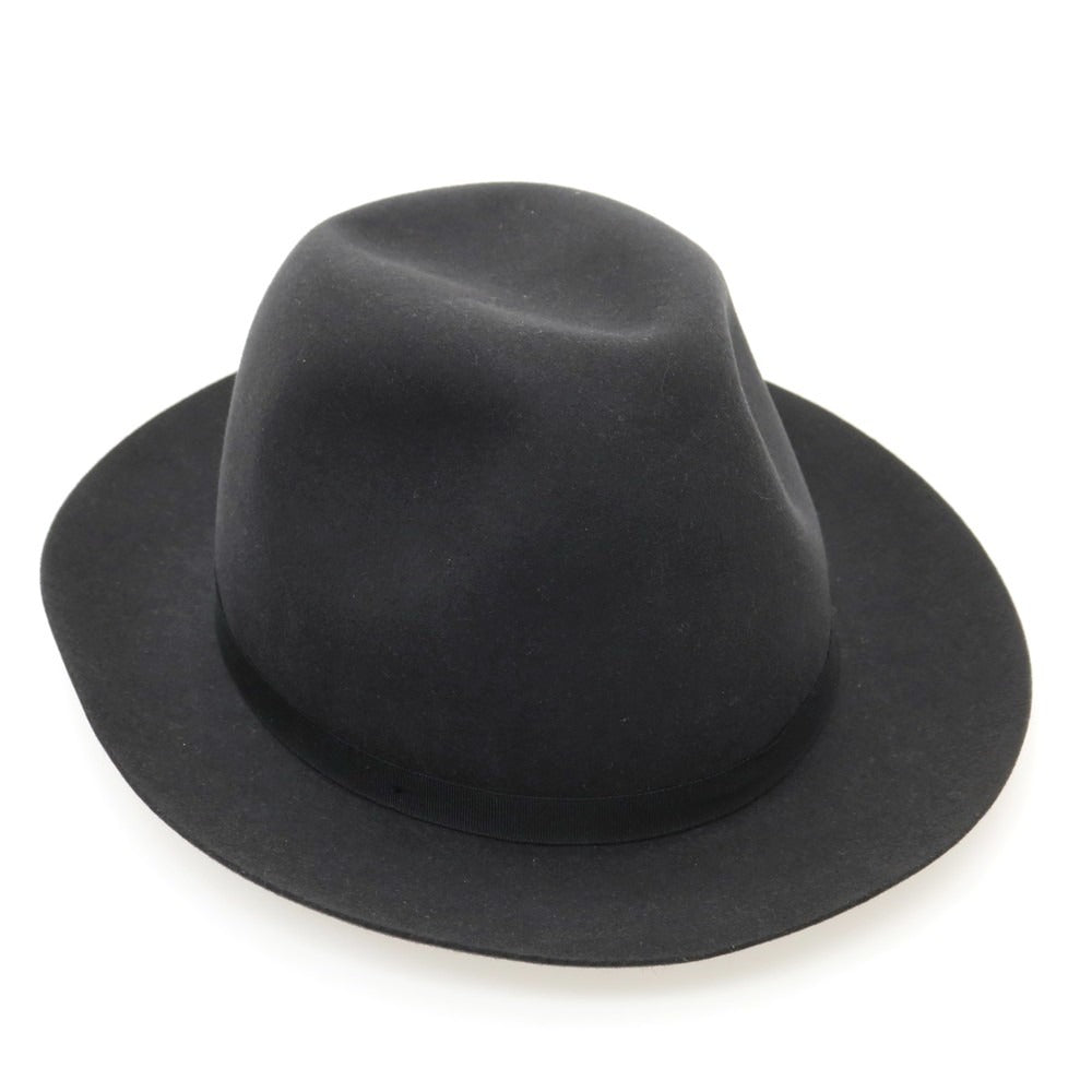 【中古】ロックアンドコーハッターズ LOCK &amp; Co. HATTERS ウール系 ソフトボーラーハット グレー【 59 】【 状態ランクB 】【 メンズ 】