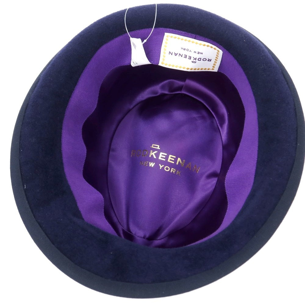 【中古】ロッドキーナン ROD KEENAN ラビット 中折れハット パープルネイビー【 表記なし（59位） 】【 状態ランクB 】【 メンズ 】