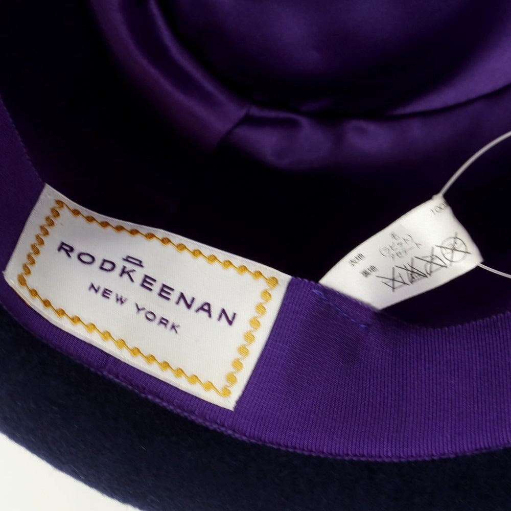 【中古】ロッドキーナン ROD KEENAN ラビット 中折れハット パープルネイビー【 サイズ表記なし（59位） 】【 状態ランクB 】【 メンズ 】 [CPD]