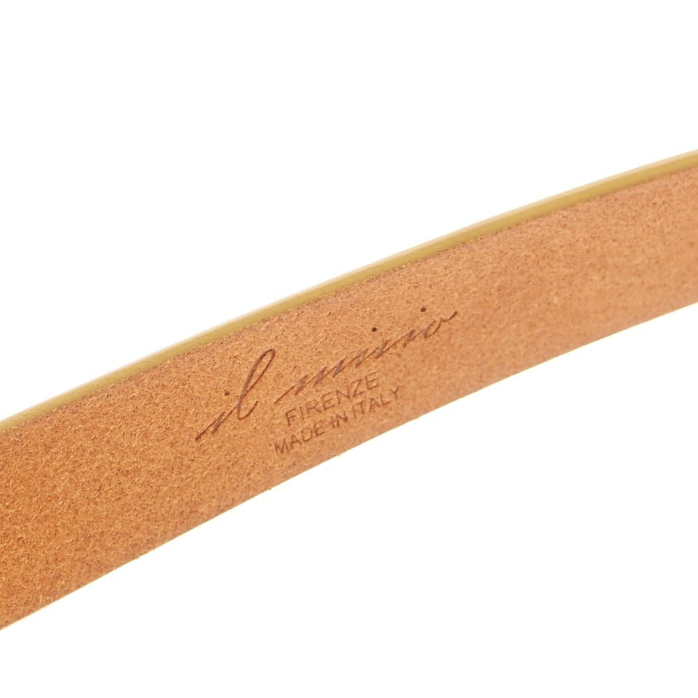 【中古】イルミーチョ il micio レザー ベルト ライトブラウン【 100 】【 状態ランクA 】【 メンズ 】