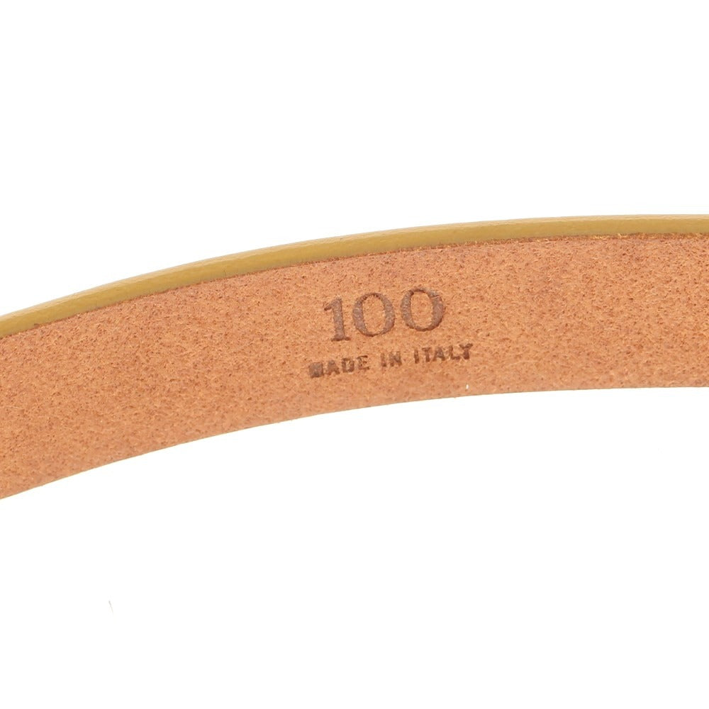 【中古】イルミーチョ il micio レザー ベルト ライトブラウン【 100 】【 状態ランクA 】【 メンズ 】
