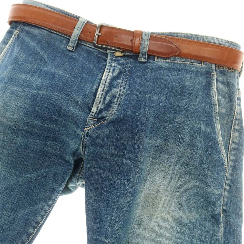 【中古】ホワイトハウスコックス Whitehouse Cox レザー ベルト ブラウン【 85 】【 状態ランクC 】【 メンズ 】