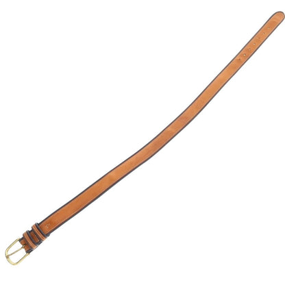 【中古】フェリージ Felisi レザー ベルト ブラウンxネイビー【 90 】【 状態ランクC 】【 メンズ 】