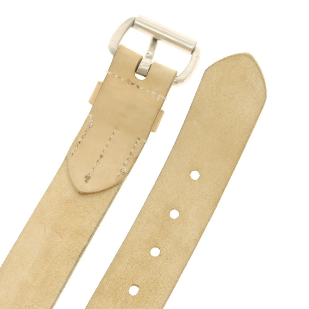 【中古】フェリージ Felisi ヌバックレザー ベルト ベージュ【 90 】【 状態ランクD 】【 メンズ 】