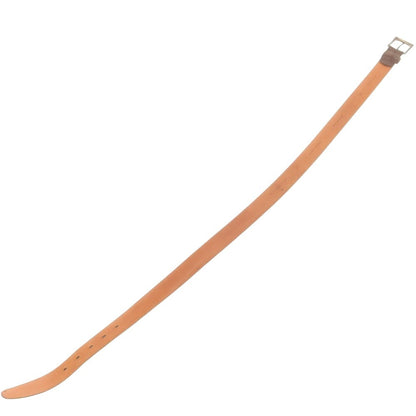 【中古】テス TES カーフ シルバーバックル ベルト ダークブラウン【 90 】【 状態ランクB 】【 メンズ 】
