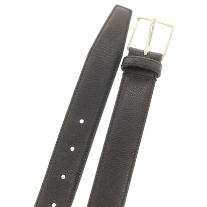 【中古】サーロバート SIR ROBERT 型押しレザー ベルト ブラック【 95 】【 状態ランクA 】【 メンズ 】