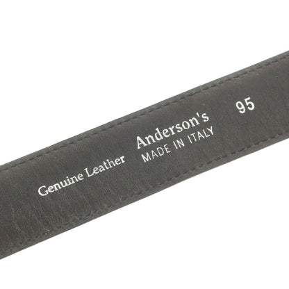 【中古】アンダーソンズ Andersons レザー ベルト ダークネイビー【 95 】【 状態ランクB 】【 メンズ 】
