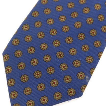 [Used] Stefano Bigi 50oz Twill Silk Small Pattern Necktie Light Navy x Olive [Condition Rank C] [Men&