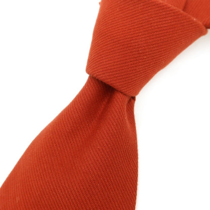 [Used] BRERA Milano Cotton Cashmere Plain Tie Terracotta [Condition Rank B] [Men&