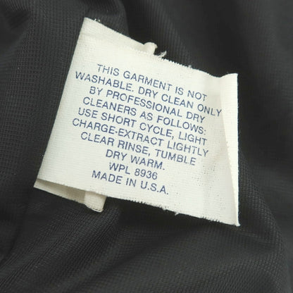 【中古】デロング Delong ウール×レザー スタジャン ネイビーxグレー【 34 】【 状態ランクC 】【 メンズ 】