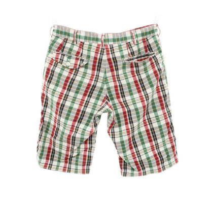 【中古】コムデギャルソンオム COMME des GARCONS HOMME 2011年春夏 コットン チェック ショートパンツ マルチカラー【 XS 】【 状態ランクB 】【 メンズ 】