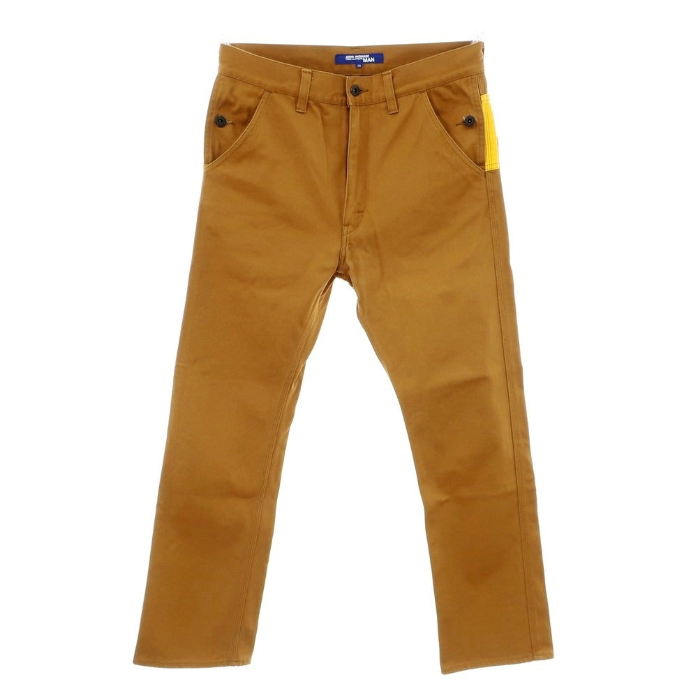 [Used] JUNYA WATANABE MAN 2020 Autumn/Winter Cotton Work Pants Camel x Yellow [XS] [Condition Rank B] [Men&