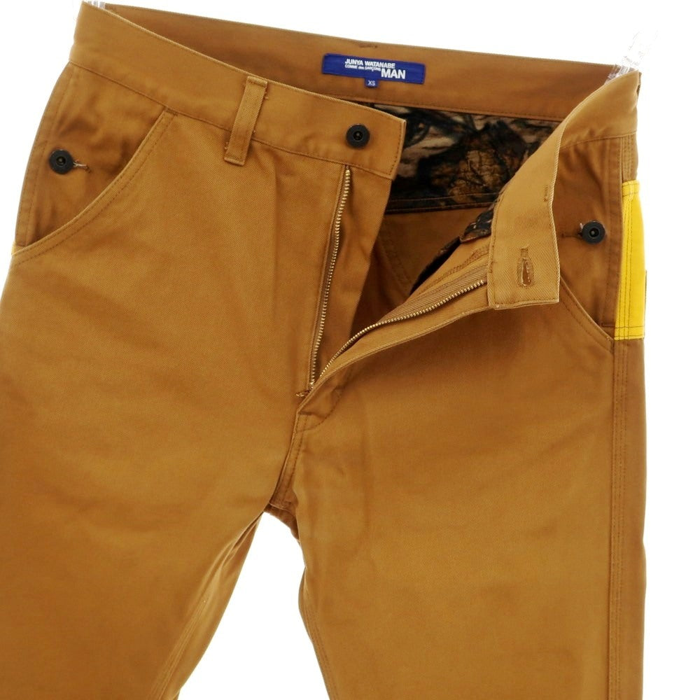 [Used] JUNYA WATANABE MAN 2020 Autumn/Winter Cotton Work Pants Camel x Yellow [XS] [Condition Rank B] [Men&