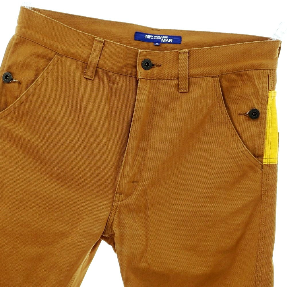 [Used] JUNYA WATANABE MAN 2020 Autumn/Winter Cotton Work Pants Camel x Yellow [XS] [Condition Rank B] [Men&