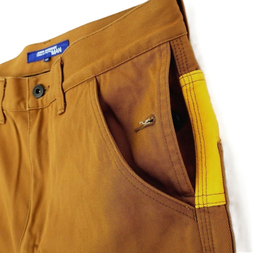 [Used] JUNYA WATANABE MAN 2020 Autumn/Winter Cotton Work Pants Camel x Yellow [XS] [Condition Rank B] [Men&