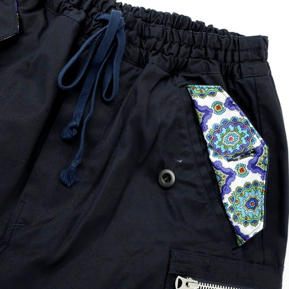 [Used] JUNYA WATANABE MAN Spring/Summer 2022 Cotton Sarouel Pants Navy [XS] [Condition Rank B] [Men&