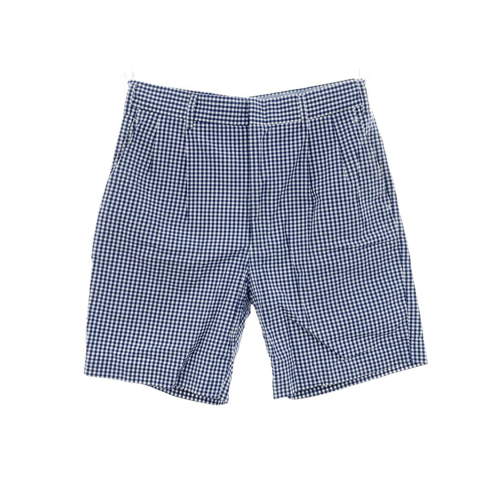 [Used] JUNYA WATANABE MAN Spring/Summer 2013 Cotton Gingham Check Shorts Navy Blue x White [XS] [Condition Rank B] [Men&