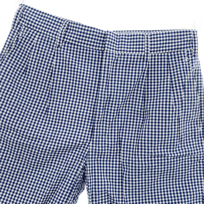 [Used] JUNYA WATANABE MAN Spring/Summer 2013 Cotton Gingham Check Shorts Navy Blue x White [XS] [Condition Rank B] [Men&