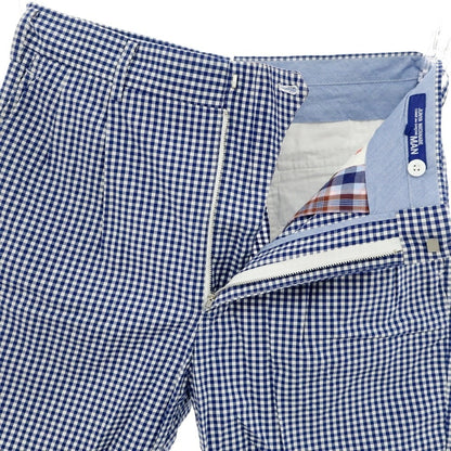 [Used] JUNYA WATANABE MAN Spring/Summer 2013 Cotton Gingham Check Shorts Navy Blue x White [XS] [Condition Rank B] [Men&