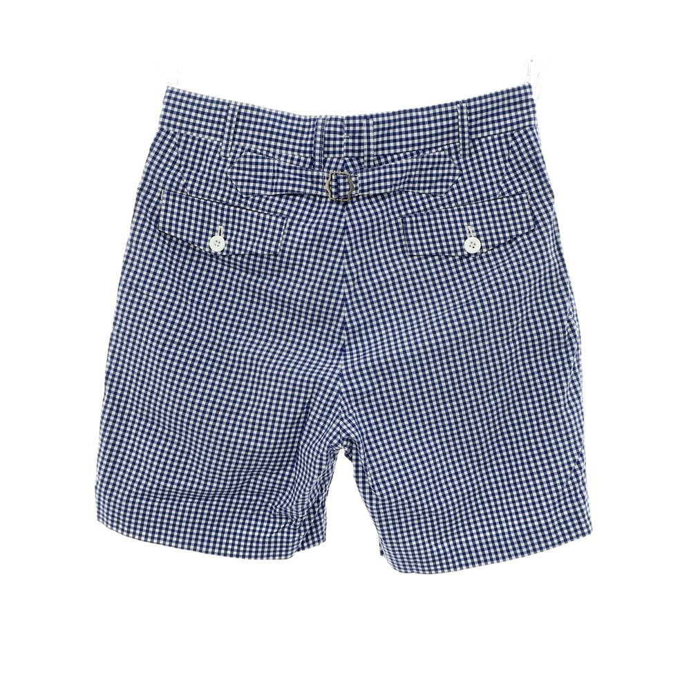 [Used] JUNYA WATANABE MAN Spring/Summer 2013 Cotton Gingham Check Shorts Navy Blue x White [XS] [Condition Rank B] [Men&