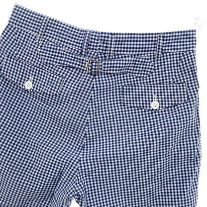 [Used] JUNYA WATANABE MAN Spring/Summer 2013 Cotton Gingham Check Shorts Navy Blue x White [XS] [Condition Rank B] [Men&