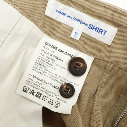 [Used] COMME des GARCONS SHIRT 2020 Spring/Summer Cotton Chino Pants Beige [XS] [Condition Rank C] [Men&