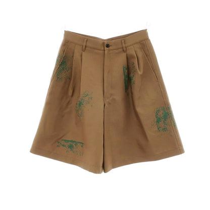 【中古】コムデギャルソンシャツ COMME des GARCONS SHIRT 2024年春夏 ポリエステル ショートパンツ ブラウン【 XS 】【 状態ランクB 】【 メンズ 】