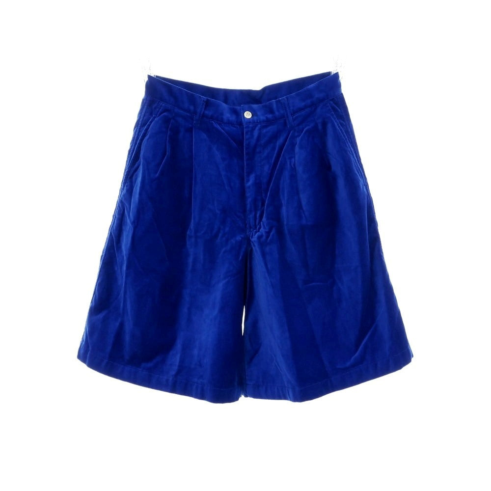 [Used] COMME des GARCONS SHIRT 2023 Autumn/Winter Cotton Velvet Shorts Blue [S] [Condition Rank B] [Men&