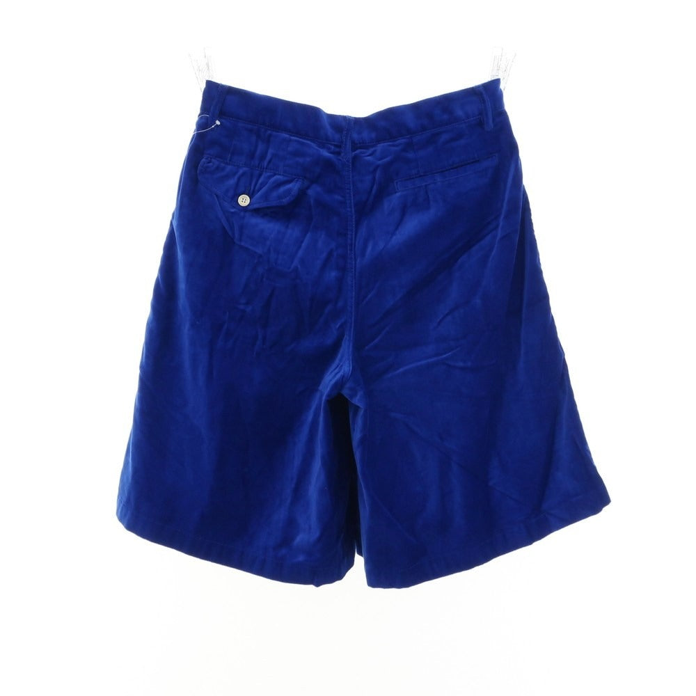 [Used] COMME des GARCONS SHIRT 2023 Autumn/Winter Cotton Velvet Shorts Blue [S] [Condition Rank B] [Men&
