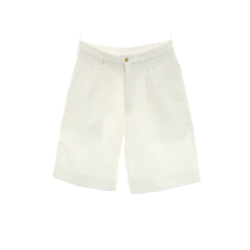 【中古】コムデギャルソン オムドゥ COMME des GARCONS HOMME DEUX 2023年春夏 ポリエステル ショートパンツ ホワイト【 XS 】【 状態ランクB 】【 メンズ 】