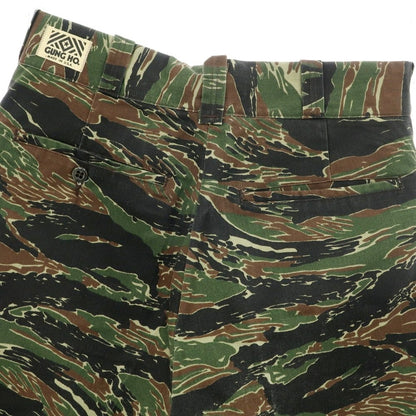 [Used] GUNG HO Cotton Camouflage Shorts Olive x Black [No description (S rank)] [Condition rank B] [Men&