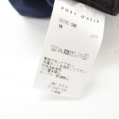 【中古】ポストオーバーオールズ POST OVERALLS コットン ショートパンツ ネイビー【 S 】【 状態ランクB 】【 メンズ 】