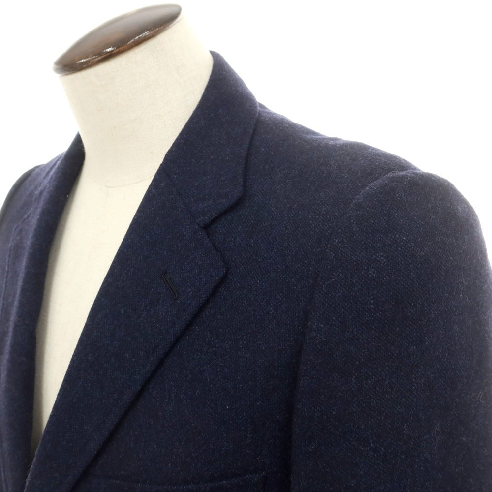 【中古】ベルベスト Belvest ウールカシミヤ テーラードジャケット ネイビー【 52 】【 状態ランクB 】【 メンズ 】