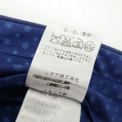 [Used] ROTA Wool Linen Dress Slacks Pants Navy [48] [Condition Rank B] [Men&