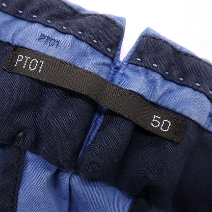 [Used] PT01 Bahia Stretch Cotton Casual Slacks Pants Blue [50] [Condition Rank C] [Men&