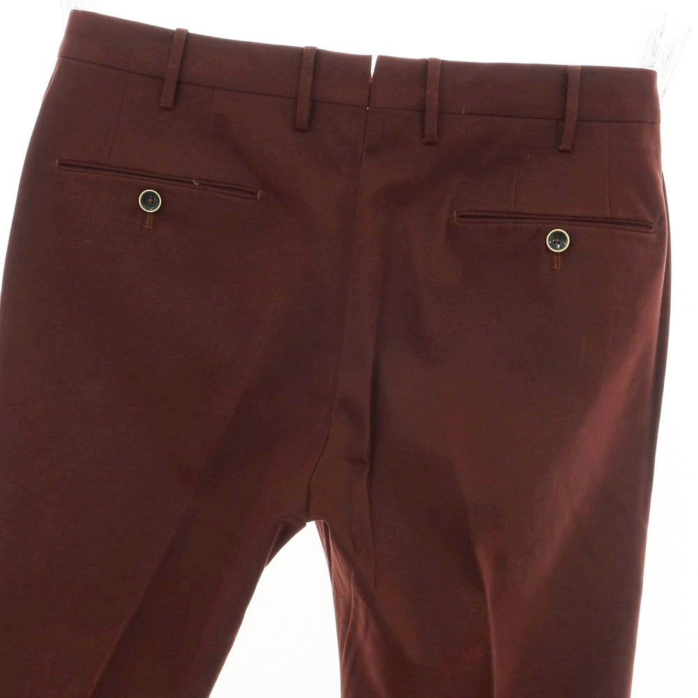 [Used] PT01 LOWER EAST SIDE HEPCAT stretch cotton casual slacks pants brown [48] [Condition rank B] [Men&