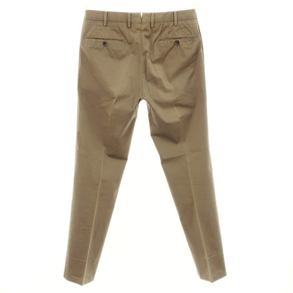 [Used] PT01 WATERCOLOR Stretch Cotton Casual Slacks Pants Khaki Brown [48] [Condition Rank C] [Men&