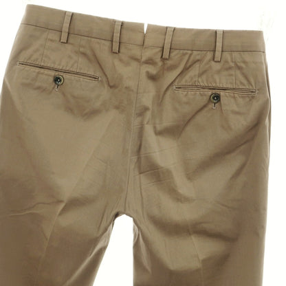 [Used] PT01 WATERCOLOR Stretch Cotton Casual Slacks Pants Khaki Brown [48] [Condition Rank C] [Men&