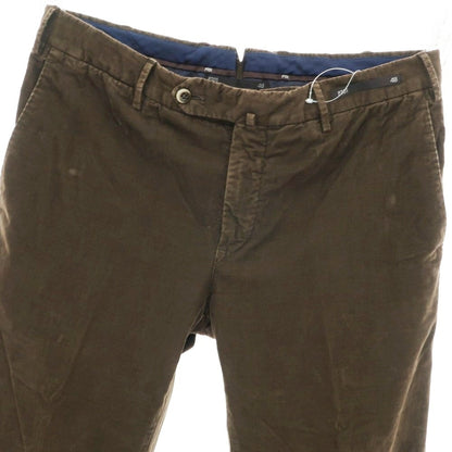 [Used] PT01 Stretch Summer Corduroy Corduroy Pants Brown [48] [Condition Rank B] [Men&